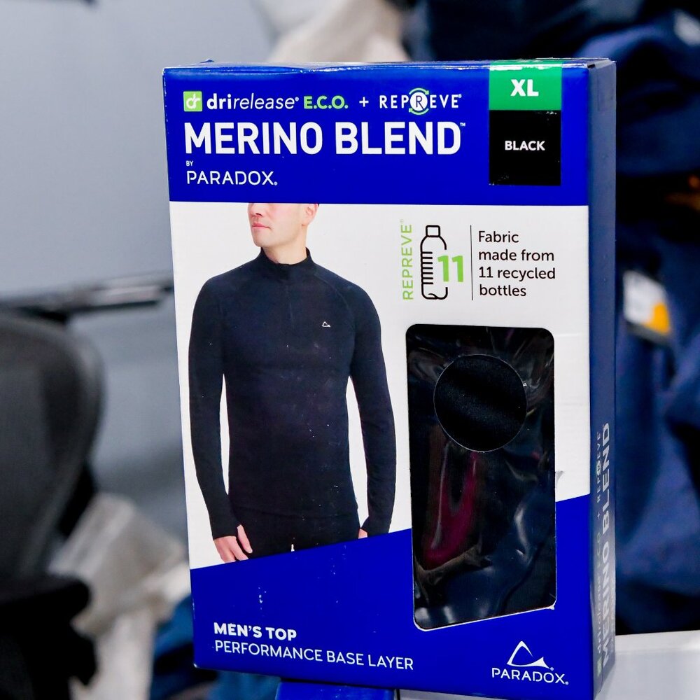 MERINO‎ BLEND  MEN'S TOP  PERFORMANCE BASE LAYER  PARADOX.